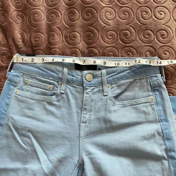 VINCE DYLAN SKINNY LIGHT BLUE LACE DETAIL JEANS SZ 27 - Picture 9 of 12